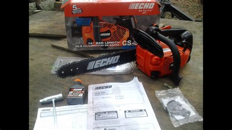 Unboxing My Echo Cs 330t Top Handle Climbing Chainsaw Youtube