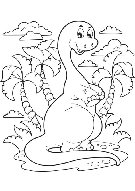 Dibujos De Dinosaurios Para Colorear E Imprimir Clip Art Library
