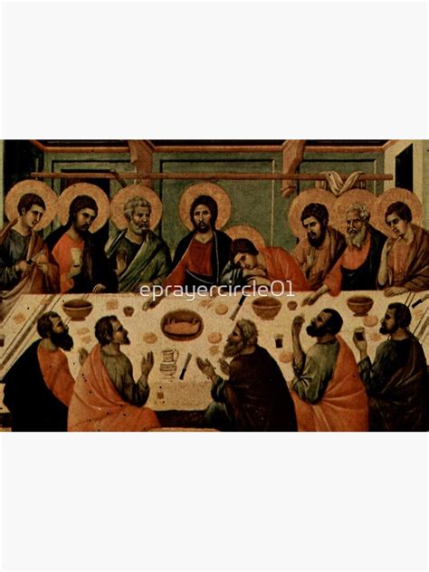 The Last Supper By Ducciodibuoninsegna Hardcover Journal For Sale