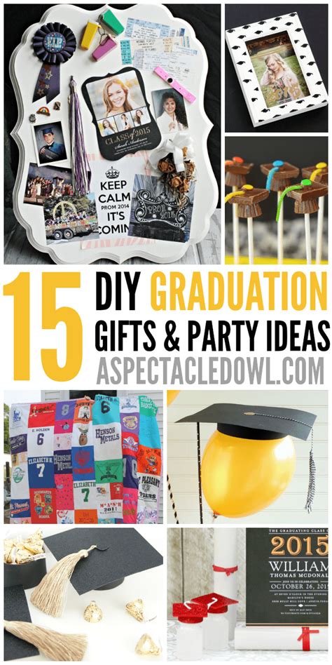 For most graduates, graduation is a wonderful time of year; 15 DIY Graduation Gift‭ & ‬Party Ideas - A Spectacled Owl