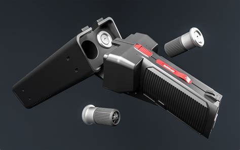 3d Model Futuristic Dx 12 Punisher Shotgun Turbosquid 1529024