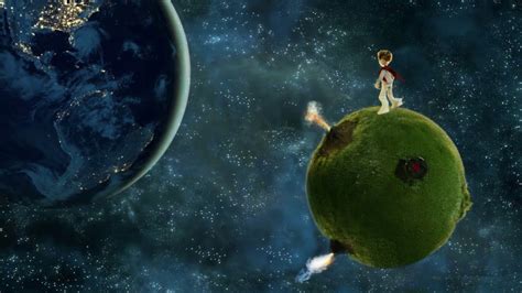 Le Petit Prince Planet Poster Offset The Little Prince Taking Care Of
