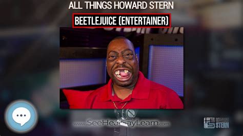 Beetlejuice Entertainer 🎙️🎙️🎙️ All Things Howard Stern 🎙️🎙️🎙️ Youtube