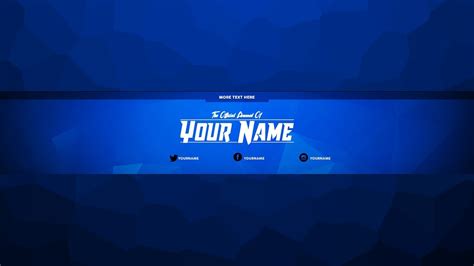 Youtube Channel Art Templates