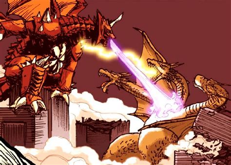 King Ghidorah Vs Destoroyah Kaiju Giant Monsters Godzilla