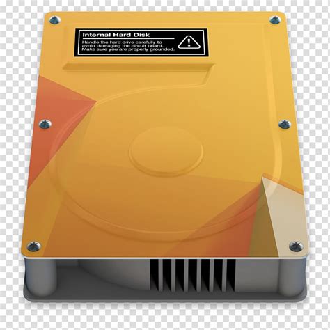 Hdd Icons Windows Yellow Internal Hard Disk Illustration