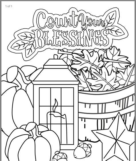 Printable Thanksgiving Church Coloring Pages