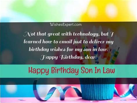 Cool Creative Happy Birthday Wishes For Son In Law