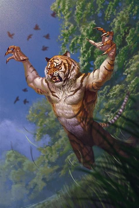 Weretiger By Metalratrox On Deviantart Tiger Art Tiger Artwork