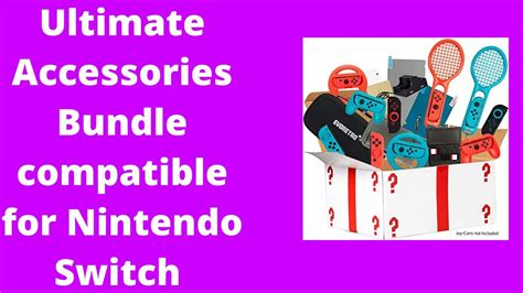 Ultimate Accessories Bundle Compatible For Nintendo Switch 21 In 1