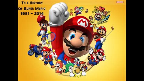 The History Of Super Mario 1981 2014 Youtube