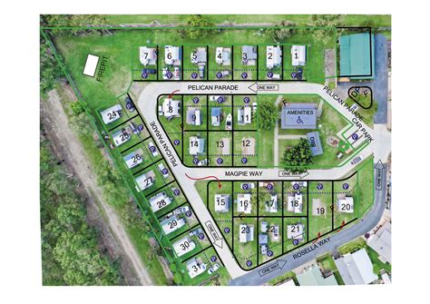 Our Caravan Park Map Big4 Colonial Holiday Park