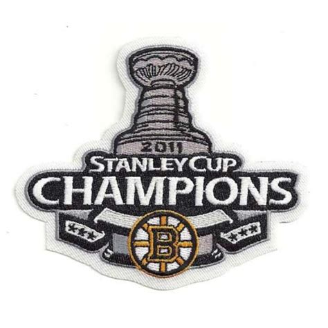 Nhl Logo Patch 2011stanley Cup Champions Boston Bruins Nhl Logos