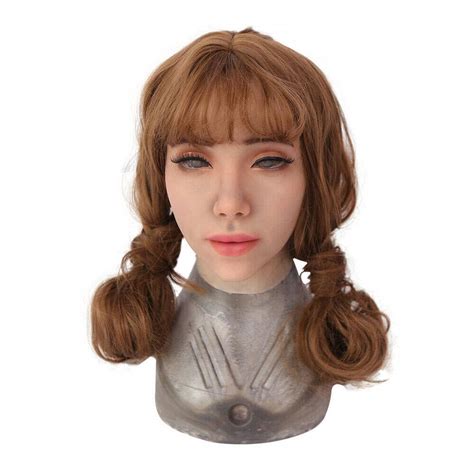 Buy Yuewenkathy Female Face Realistic Silicone Head For Crossdresser Transgender Online At