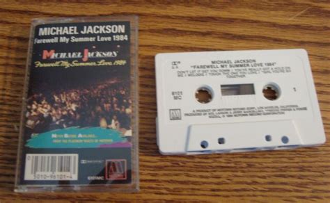 Michael Jackson Farewell My Summer Love 1984 Cassette Tape Motown