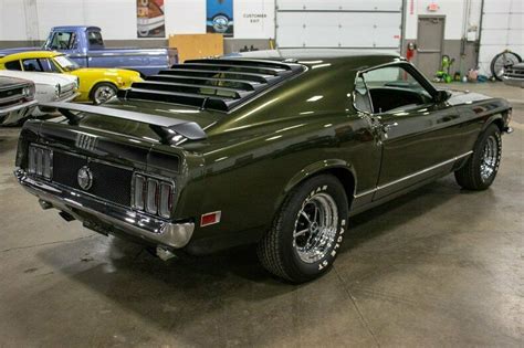 1970 Ford Mustang Mach 1 391 Miles Green 70 Liter V8 4 Speed Manual