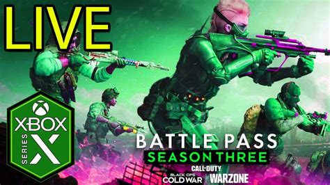 Call Of Duty Warzone Xbox Series X Gameplay Battle Pass Season 3 Live