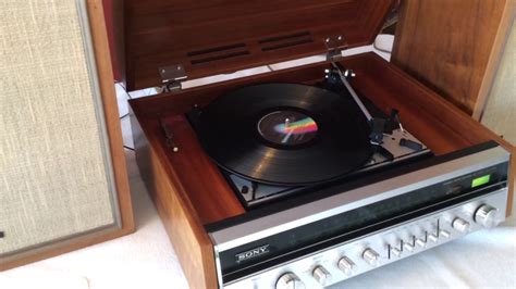 Vintage Sony Hp610a Stereo Music System With Dual 1211 Turntable Youtube