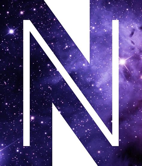 The Letter N Space Stickers By Mike Gallard Redbubble