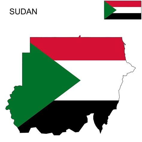 sudan flag map and meaning mappr