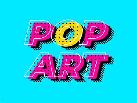 Pop Art Style Font Design Alphabet Letters And Numbers