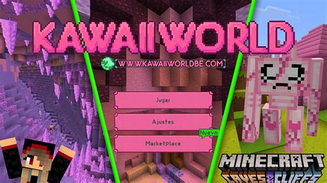 Texture Pack Kawaii World 20x20 Minecraft Bedrock 117 118