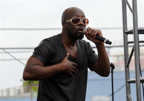 Wyclef Jean Performs Above The Stage During Ship Show Music Festival