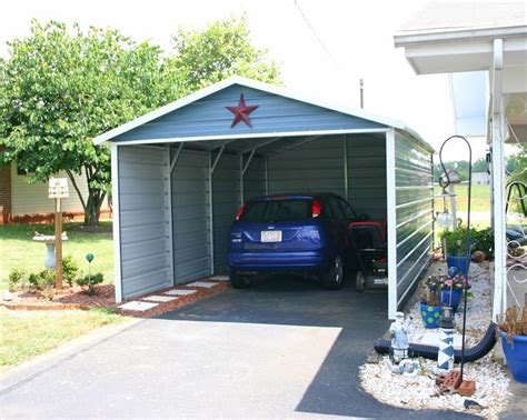 Shop now to ensure savings along with free installation & delivery nationwide. This A Frame Style carport has enclosed 3 sides with a ...