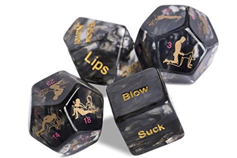 1 Pair Sex Games Toy Couples Foreplay Fun Board Card Game Dice For Him