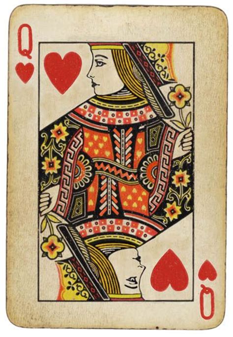 Queenie Pattern On Card Folk Florals Deco Border Heart Motifs