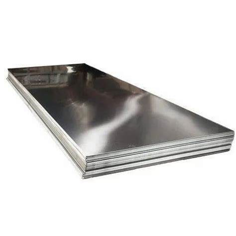 Rectangular Silver Stainless Steel Sheet Material Grade Ss At