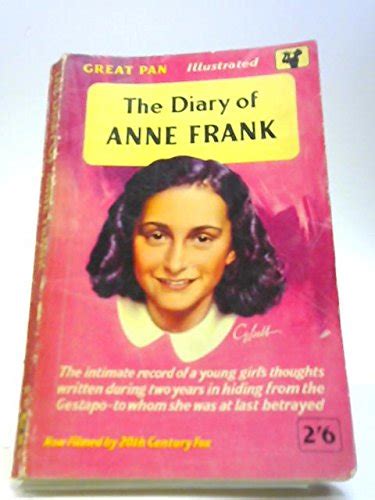 Anne Frank The Diary Of A Young Girl By Anne Frank Good Paperback 1969 Discover Books