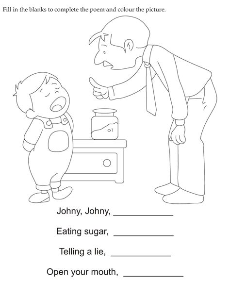 Fill In The Blanks To Complete The Poem And Color The Picture Download