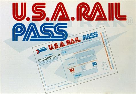 Usa Rail Pass Graphic 1970s — Amtrak History Of Americas Railroad