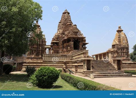 Temple City Of Khajuraho In India Stock Image Image Of Mahadeva
