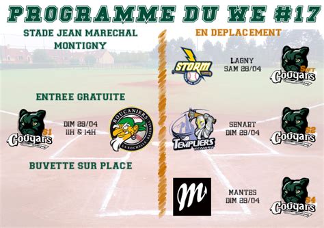 Votre Week End Cougars 17 Site Officiel Des Cougars De Montignysite