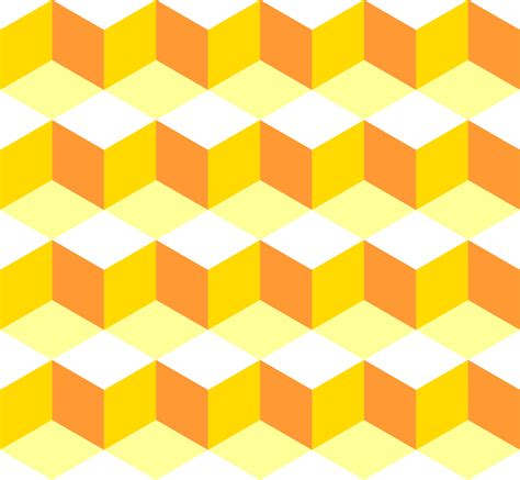 Seamless Pattern Yellow Box Tile Background Illustration Design Vector