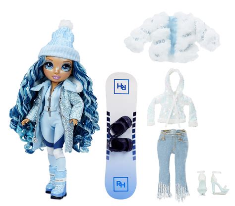 Rainbow High Winter Break Skyler Bradshaw Blue Fashion Doll And