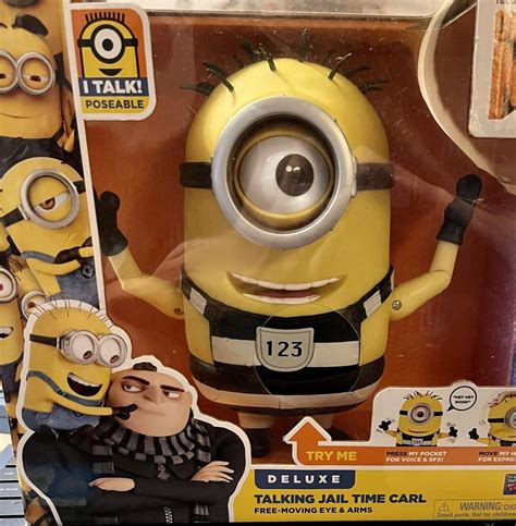 Despicable Me 3 Minions Deluxe Talking Jail Time Carl