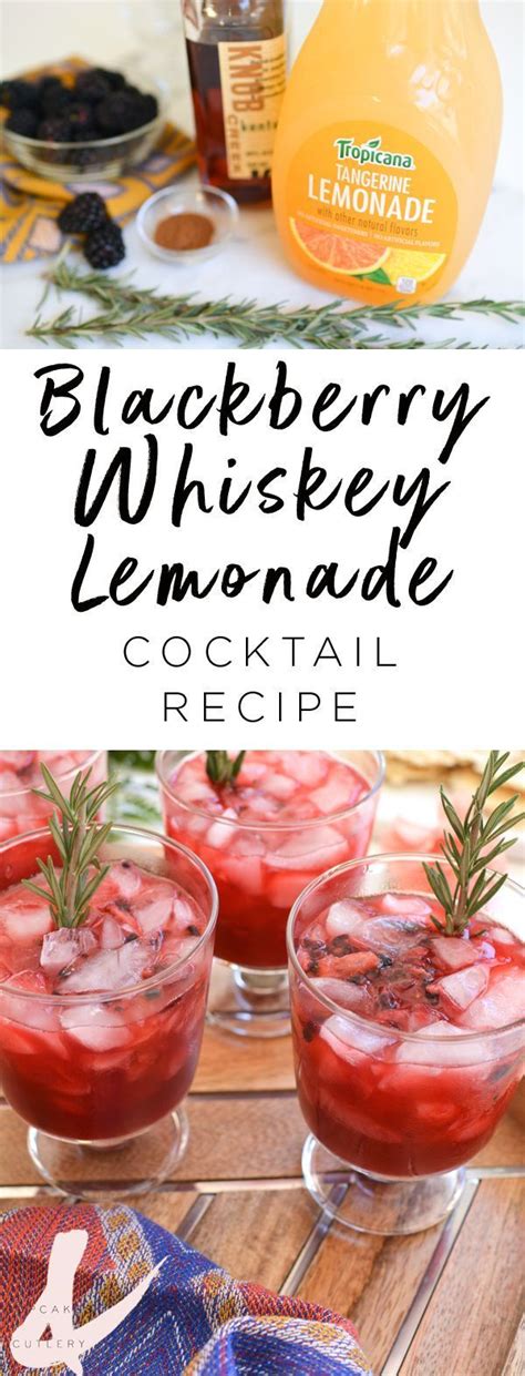Blackberry Whiskey Lemonade Recipe Recipe Lemonade Recipes