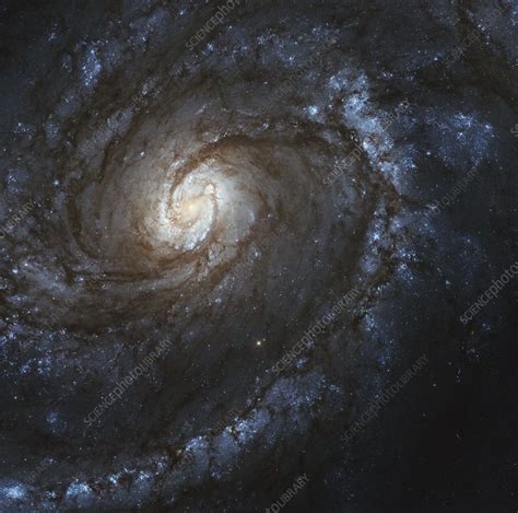 M100 Spiral Galaxy Hubble Image Stock Image C0472726 Science