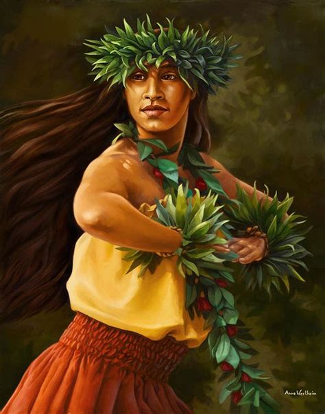 hula dancer art print by anne wertheim dancers art hawaii art hula dancers