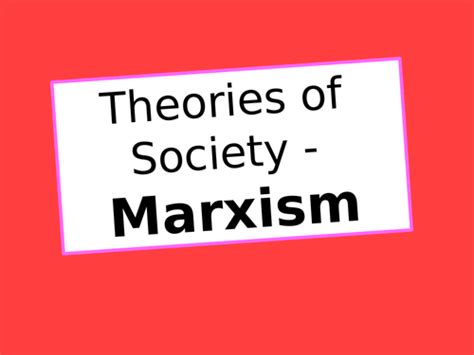 Marxism 23 Key Concepts And The Great Money Trick Aqa Sociology Gcse
