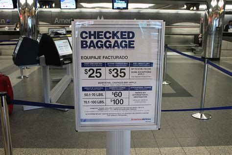 American Airlines Baggage Fees Iucn Water