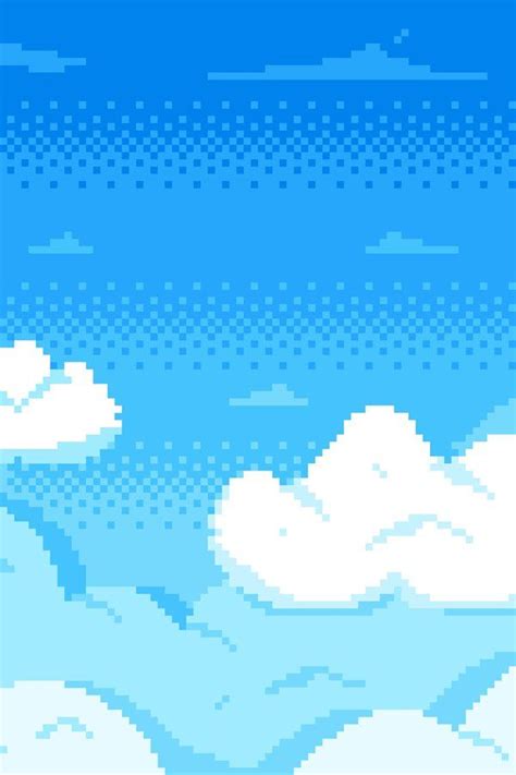 Kawaii Pixel Sky Wallpapers Posted By Sarah Thompson