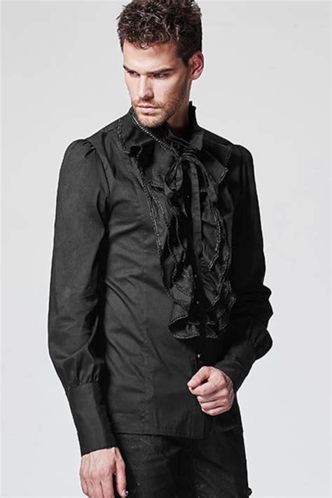 Steampunk Mens Shirts Victorian And Gothic Styles