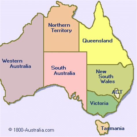 Map Of Act Australia My Blog
