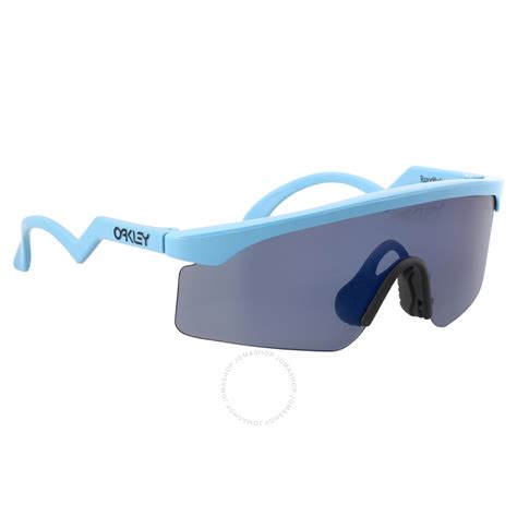 Oakley Razor Blades Ice Iridium Blue Mens Sunglasses Oak Oo9140 914016