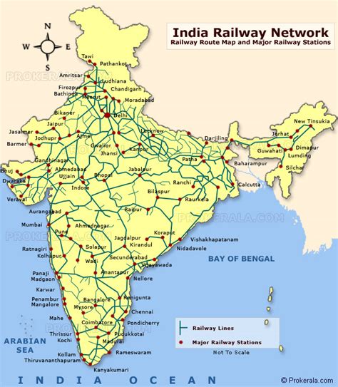 India Railway Map Map Of India Railway Network And Railway Stations