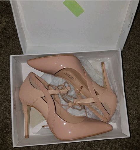 10 Dorothy Perkins Pale Pink Nude Court Shoe UK Size 6 In